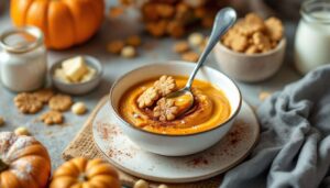Prendi la zucca e no, non farci un contorno ma un delizioso dessert da gustare al cucchiaio