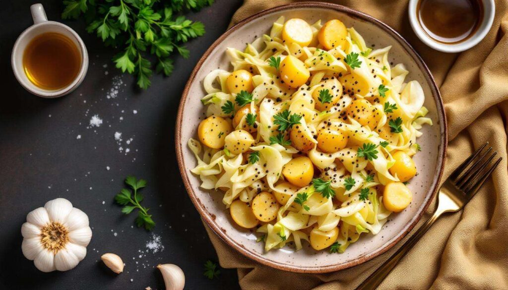 Verza e patate in padella: il contorno caldo e cremoso che si fa con pochi ingredienti