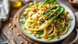Indivia in padella con uvetta e pinoli: il contorno veloce che sta bene con tutto
