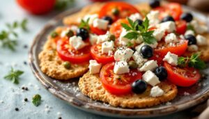 Dakos cretesi con pomodoro e feta: l’antipasto estivo pronto in 10 minuti