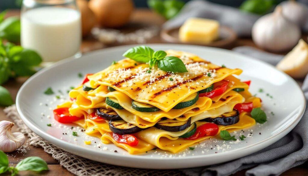 Lasagne vegetariane con verdure grigliate e besciamella: la ricetta completa