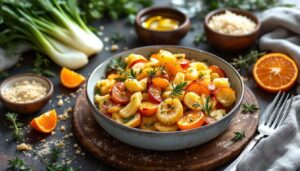 Finocchi gratinati al forno con arance “Contorno Invernale Facile